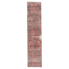 Red Antique Tribal Oushak Runner