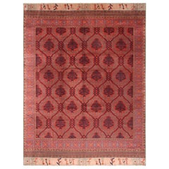 Nazmiyal Collection Antique Turkish Smyrna Area Rug.  10 ft 3 in x 13 ft 10 in
