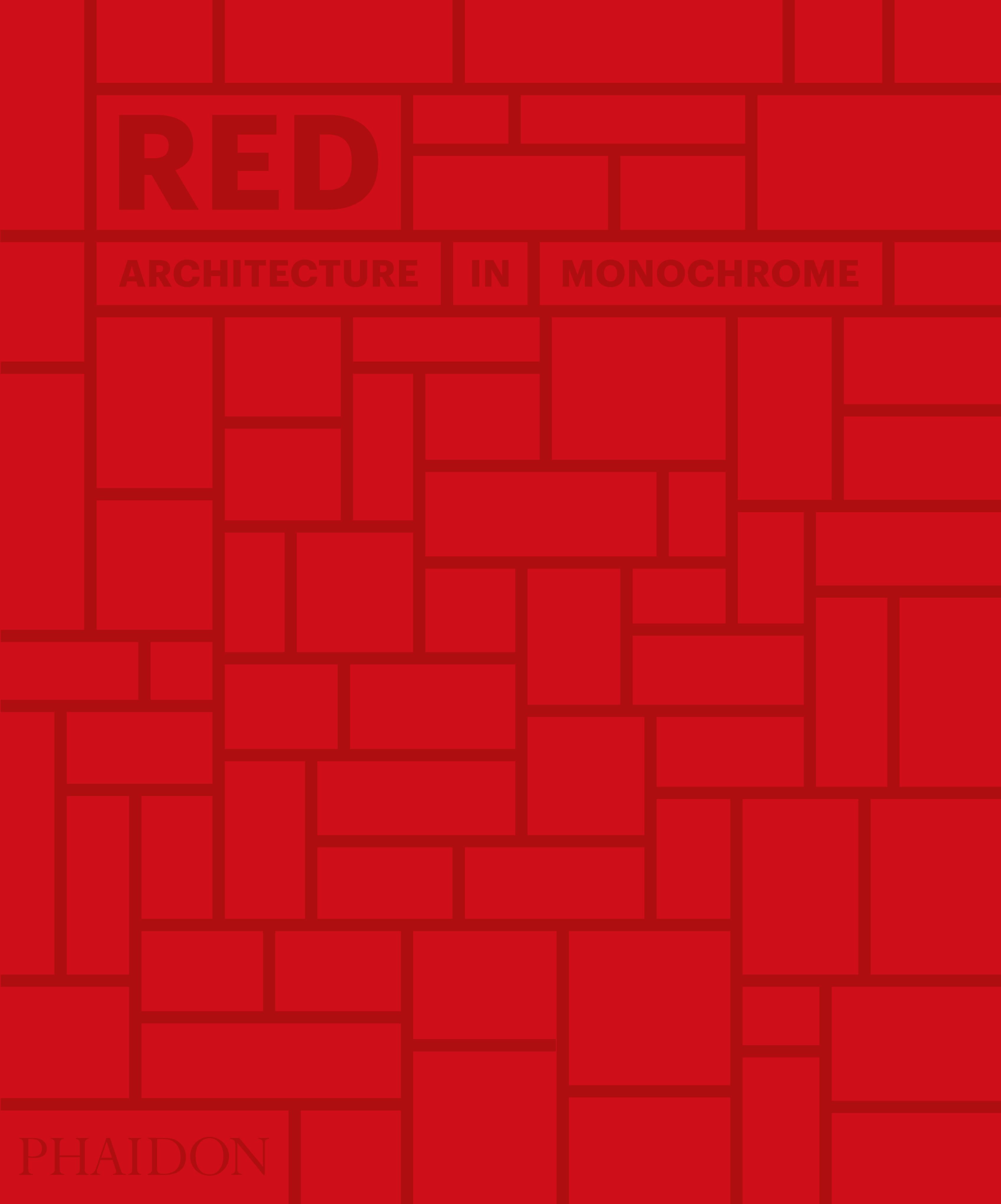 Contemporary Red Architecture in Monochrome Book For Sale