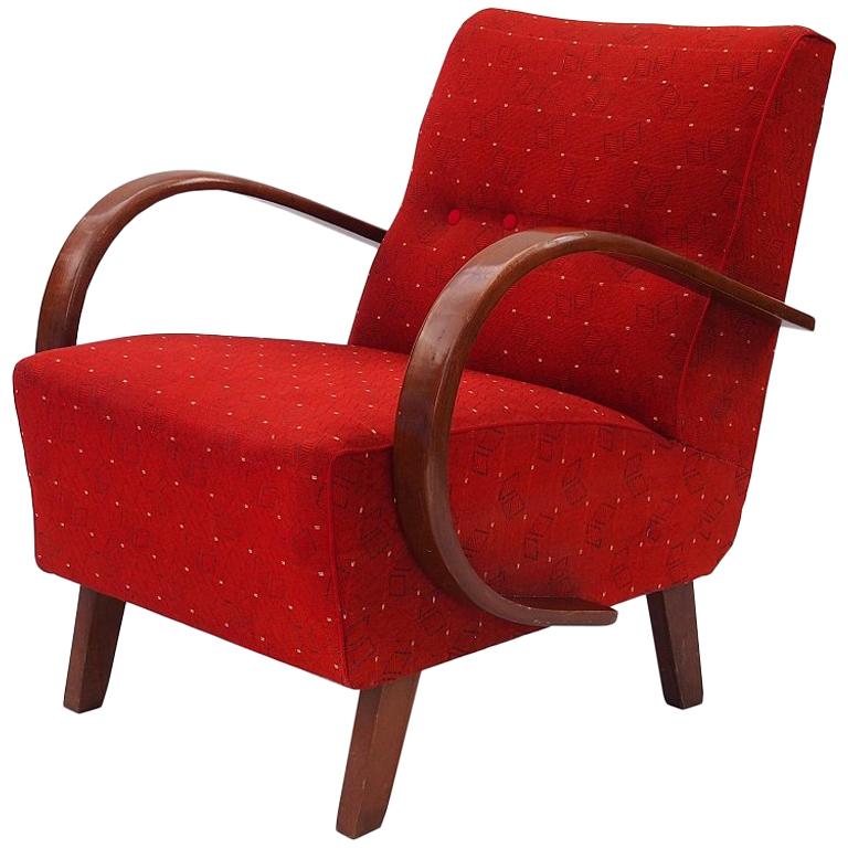 Red Armchair For Sale