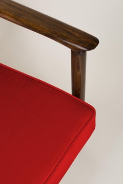 Red Armchair, Edmund Homa, GFM-142, 1960s, Poland