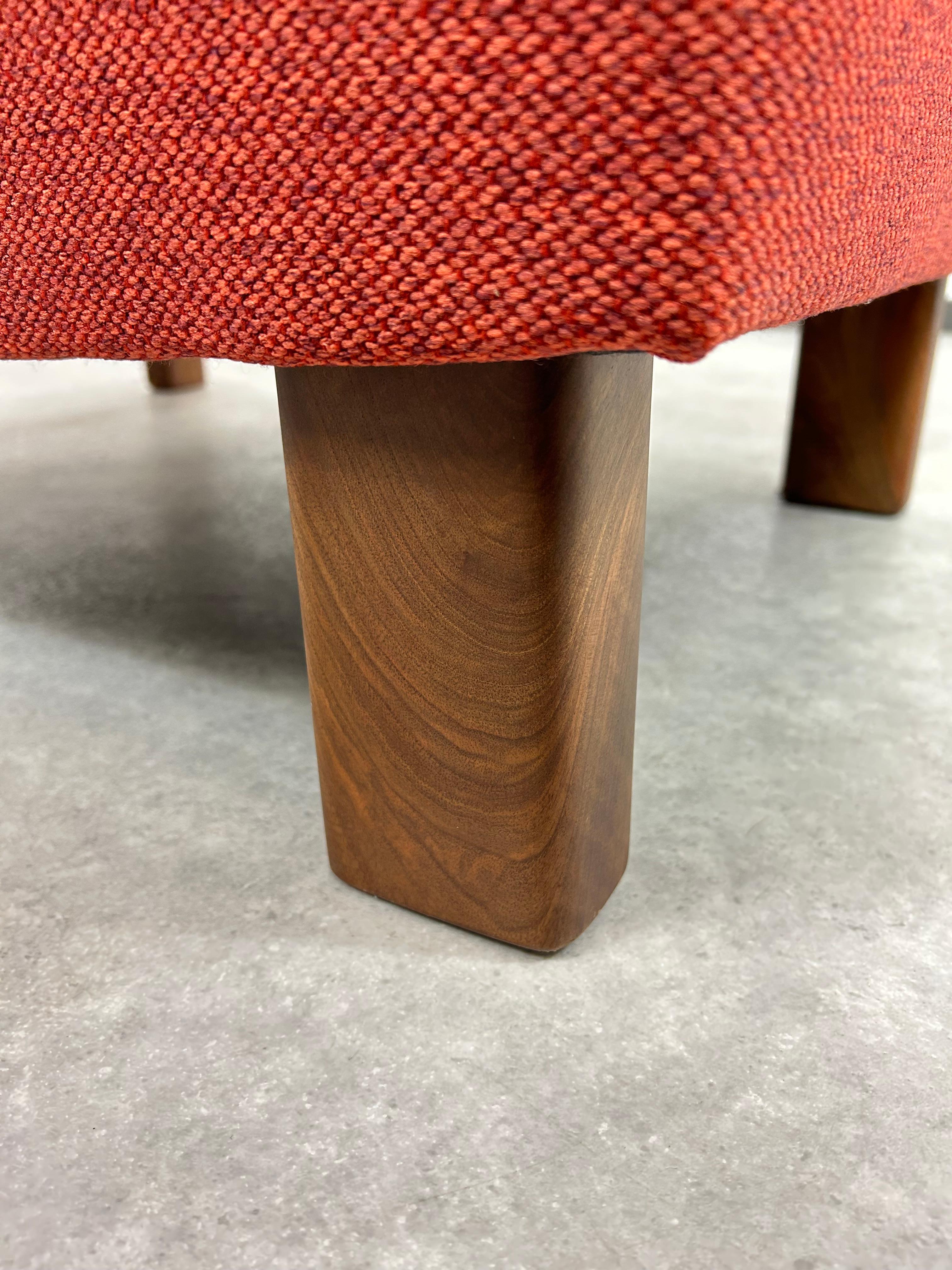 Rote Art-déco-Sessel im Angebot 4