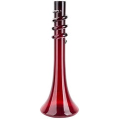 Red Artistic Vase, 20th Century, Europe, 1960s