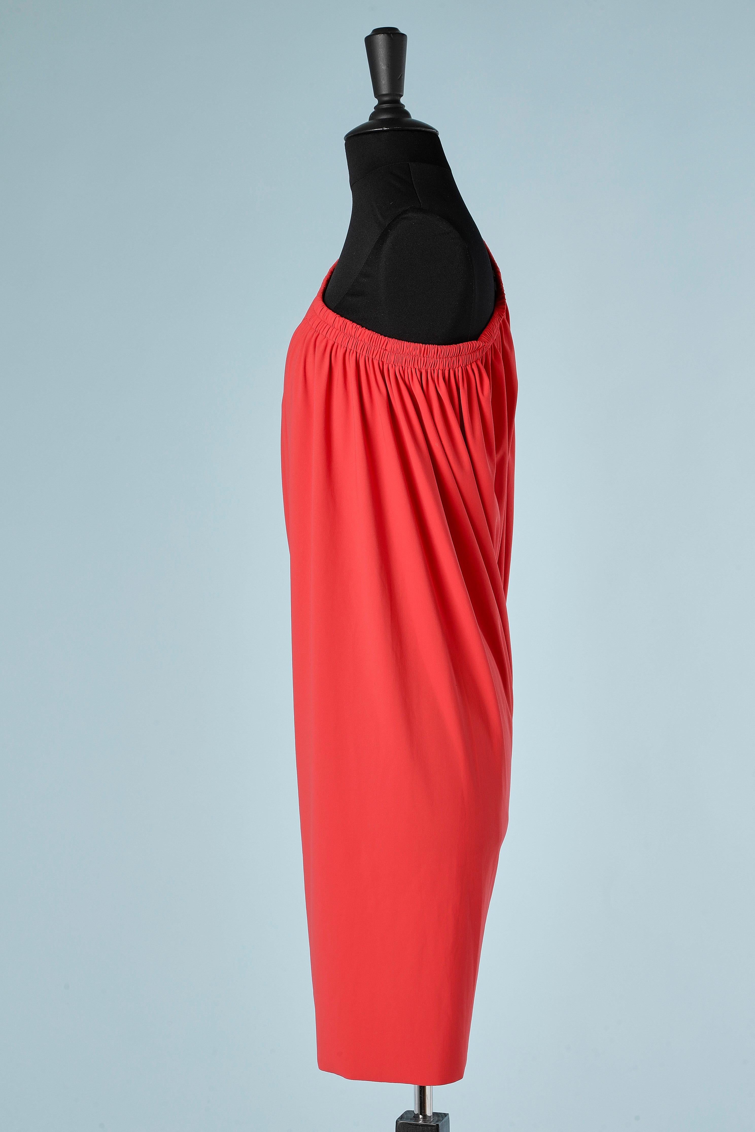 Red  asymmetrical stretch jersey top Lanvin Maillot de bain For Sale 1