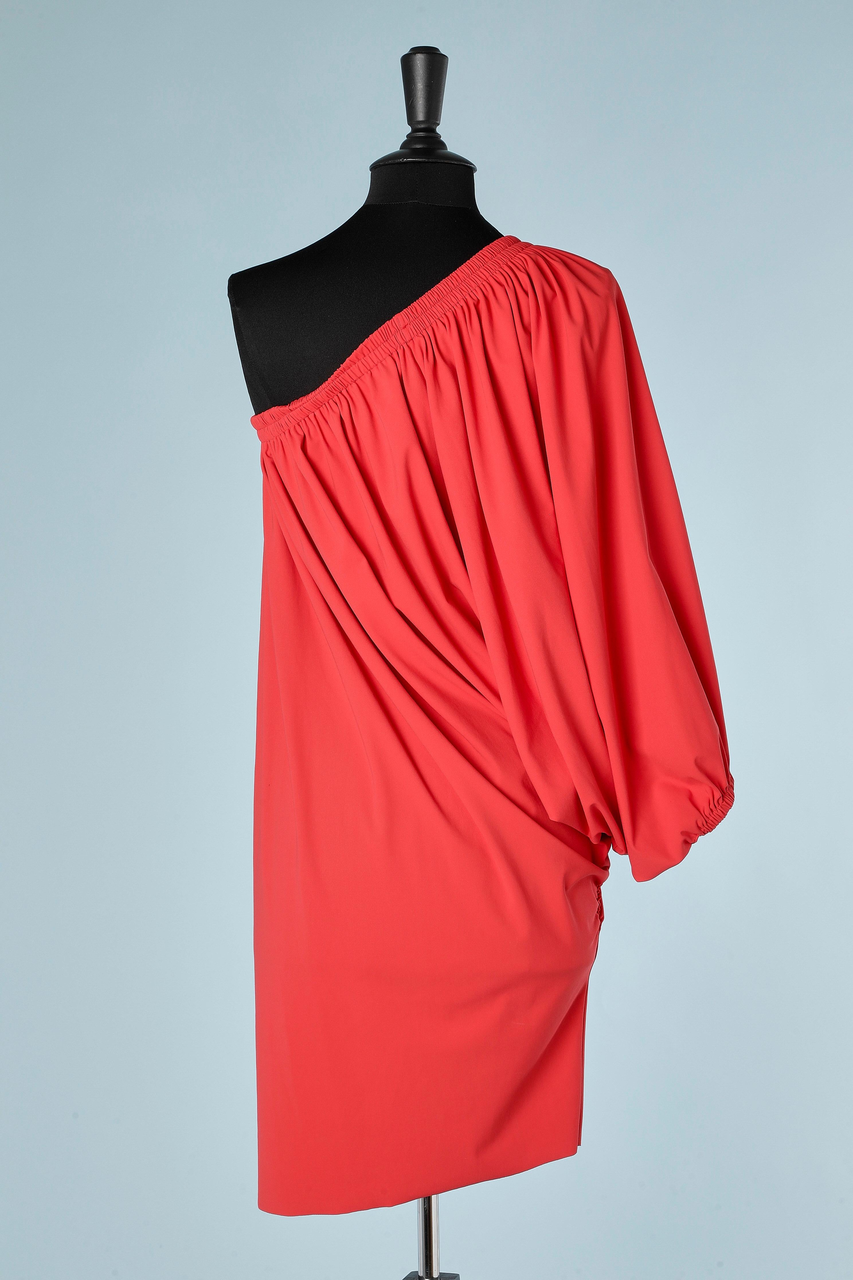 Red  asymmetrical stretch jersey top Lanvin Maillot de bain For Sale 2