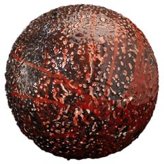 Red B-Human 8.0 Decorative Clay Sphere