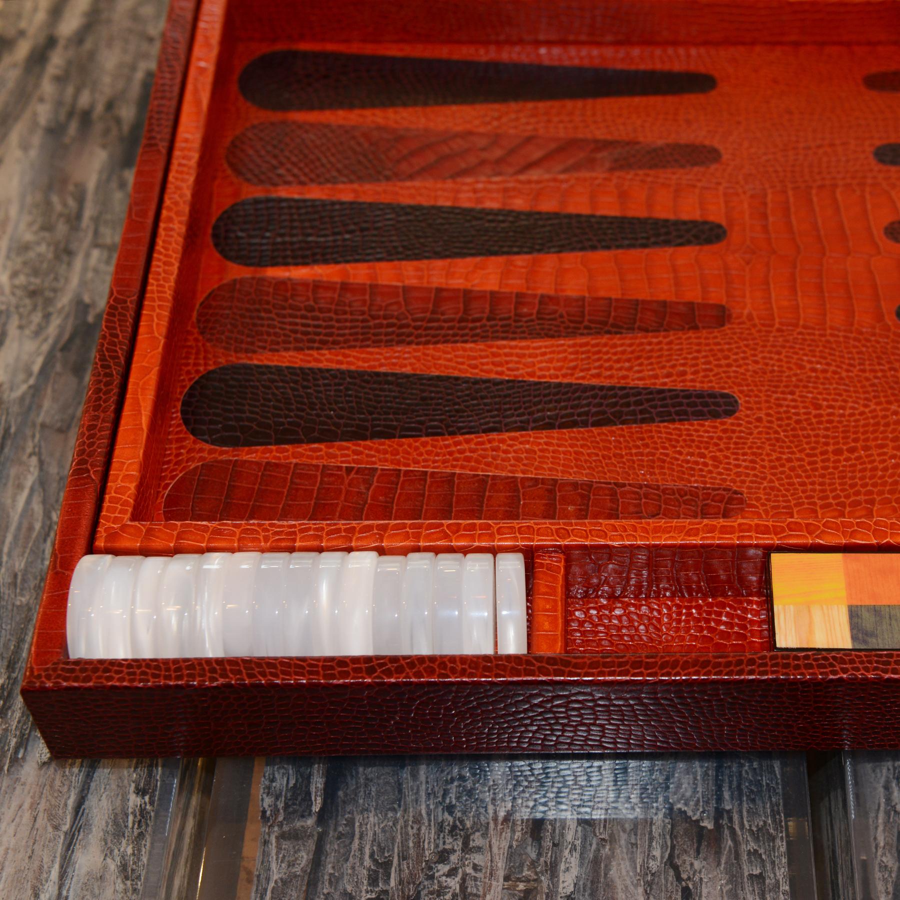 Red Backgammon For Sale 4