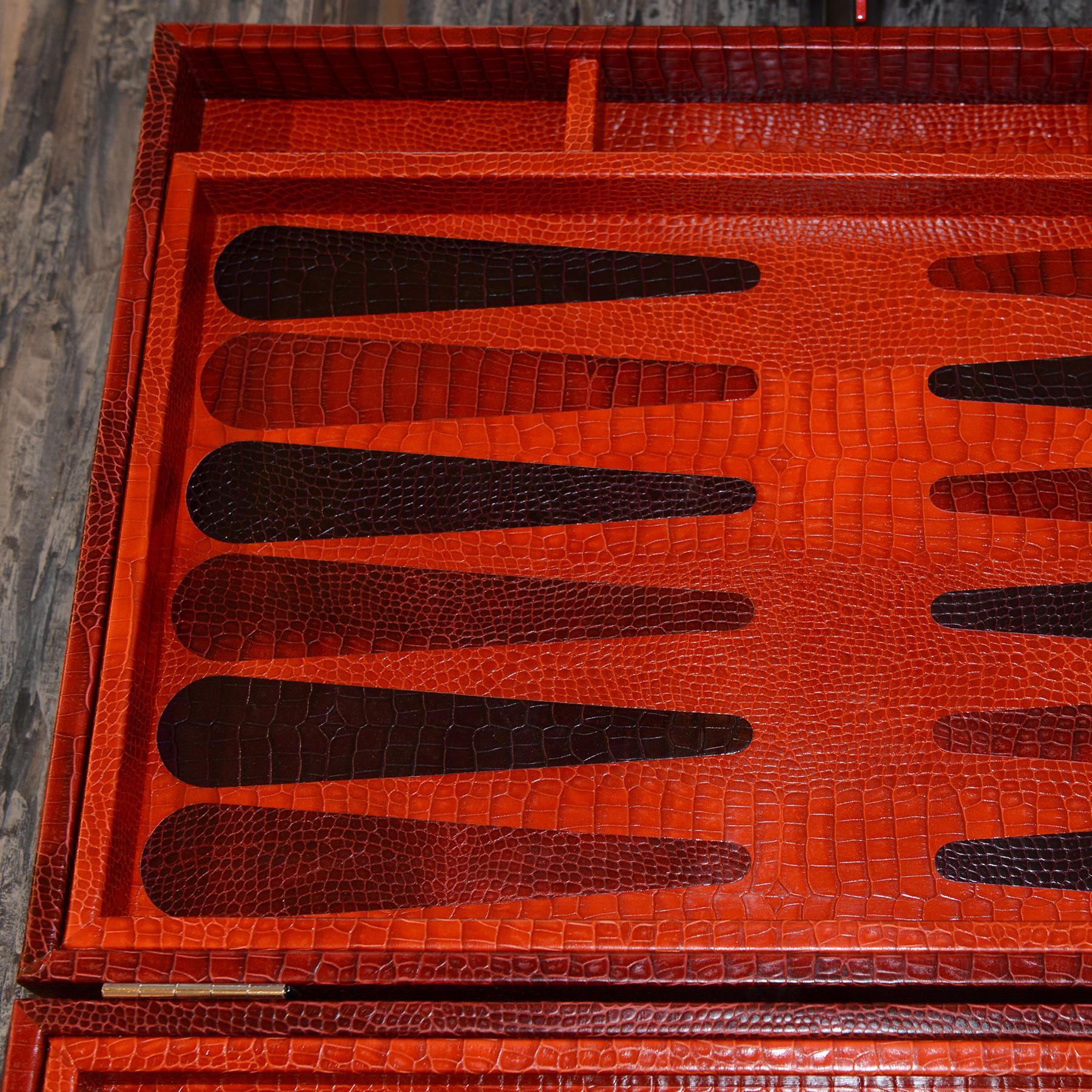 Red Backgammon For Sale 6