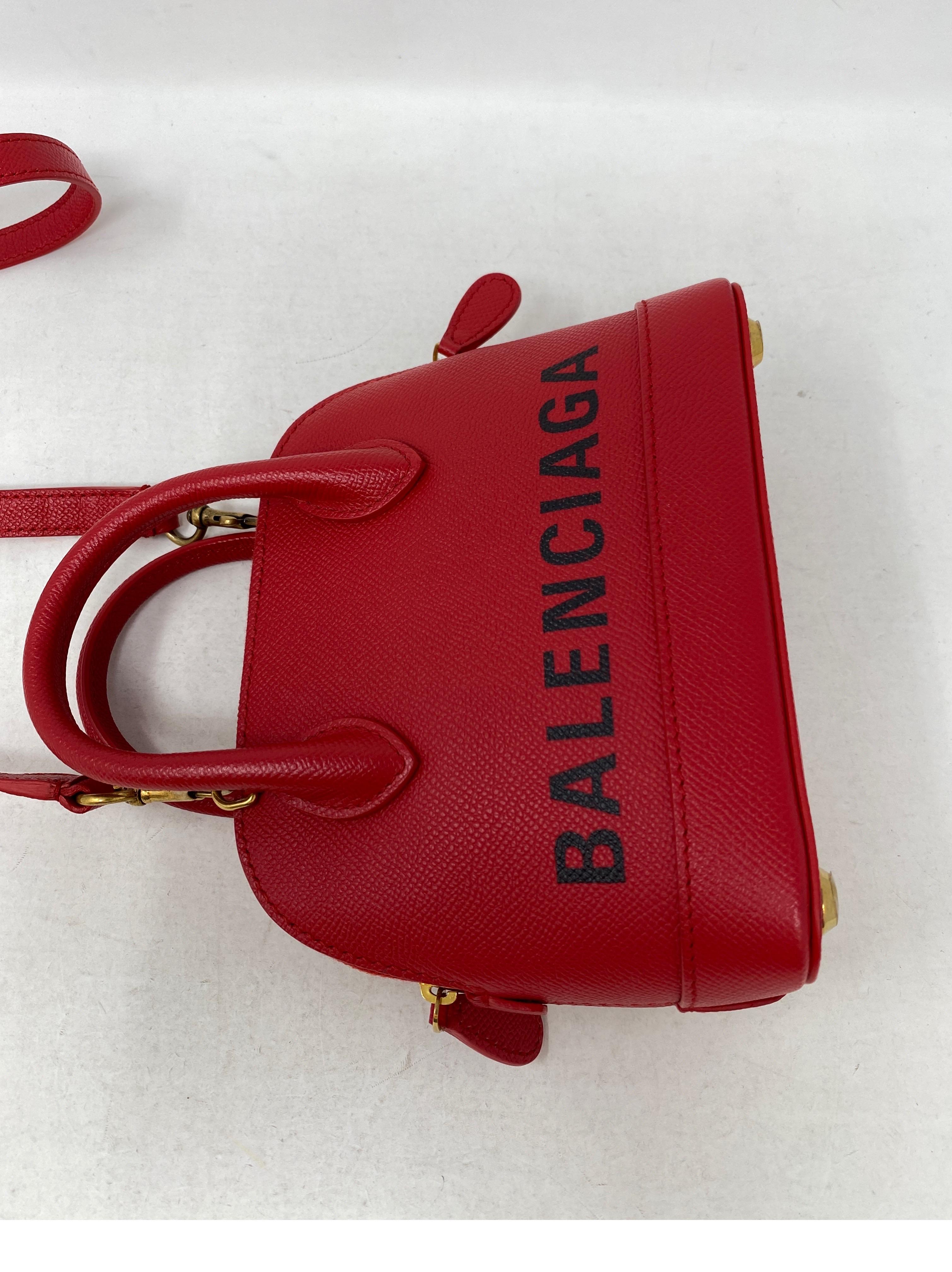 Red Balenciaga Bag  In New Condition In Athens, GA