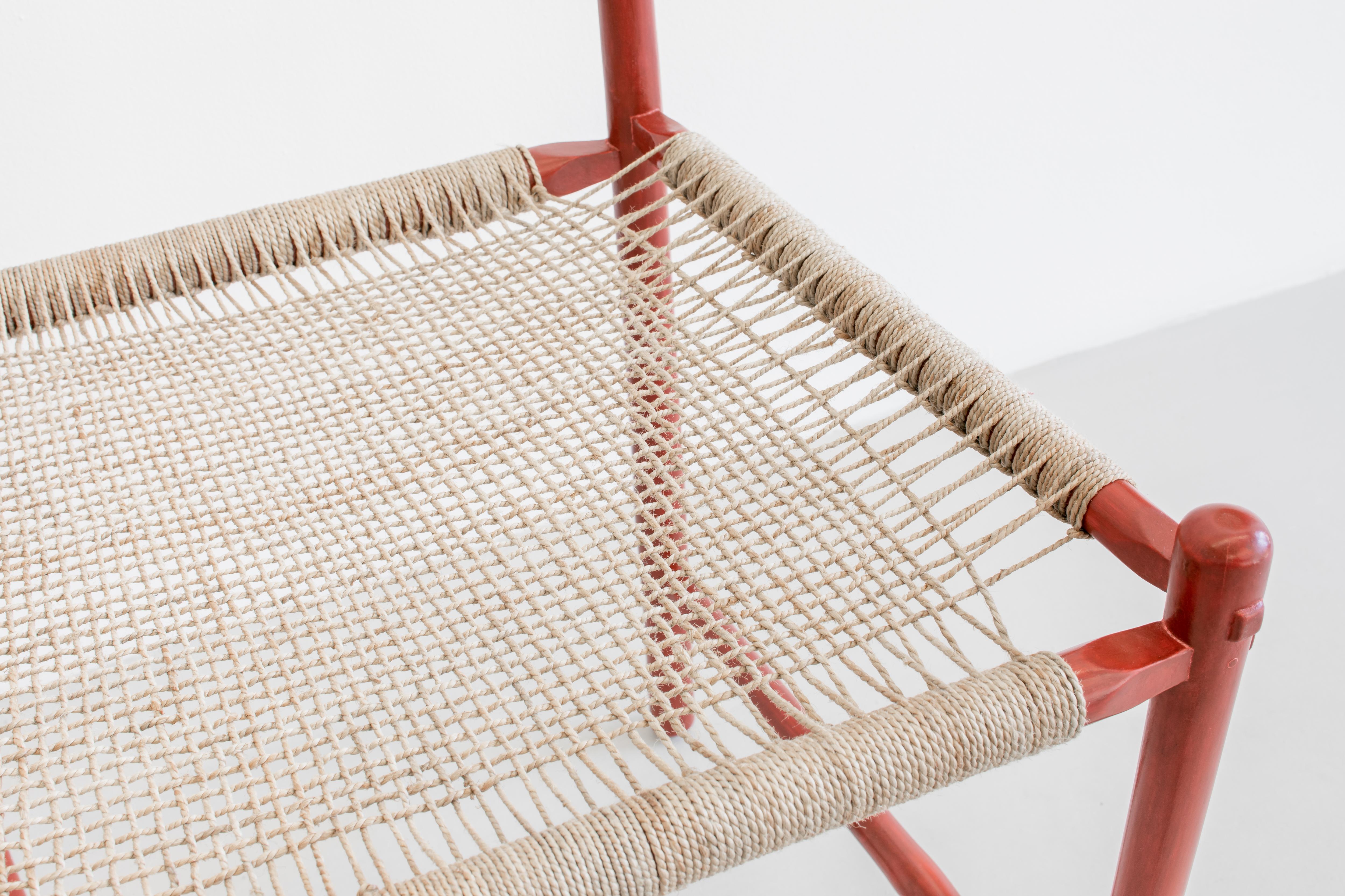 bamboo rope chair