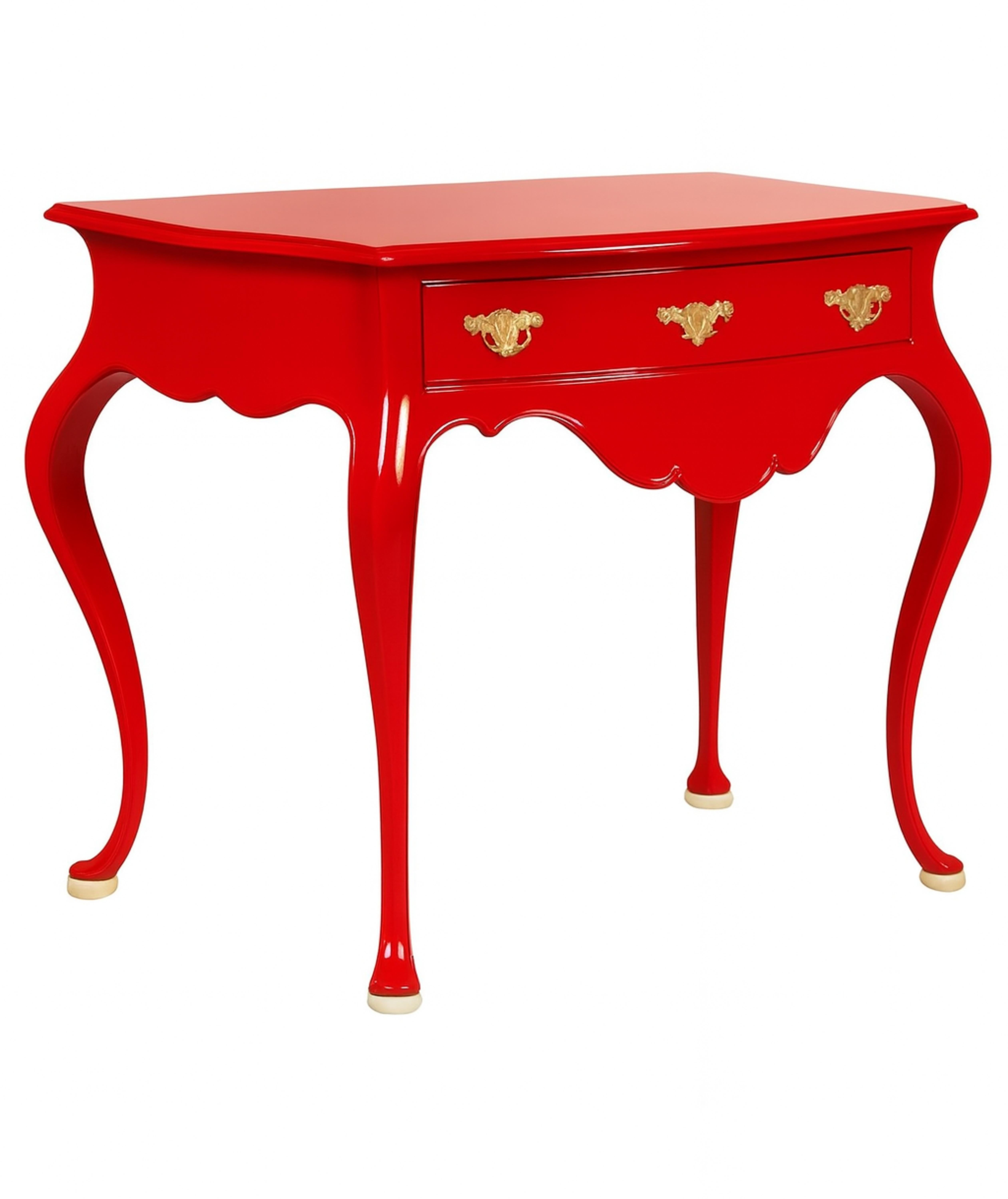 Portoghese Red  Baroque Styled Commode, 19th Century in vendita