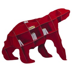 Bear Bookshelf - Red JOE
