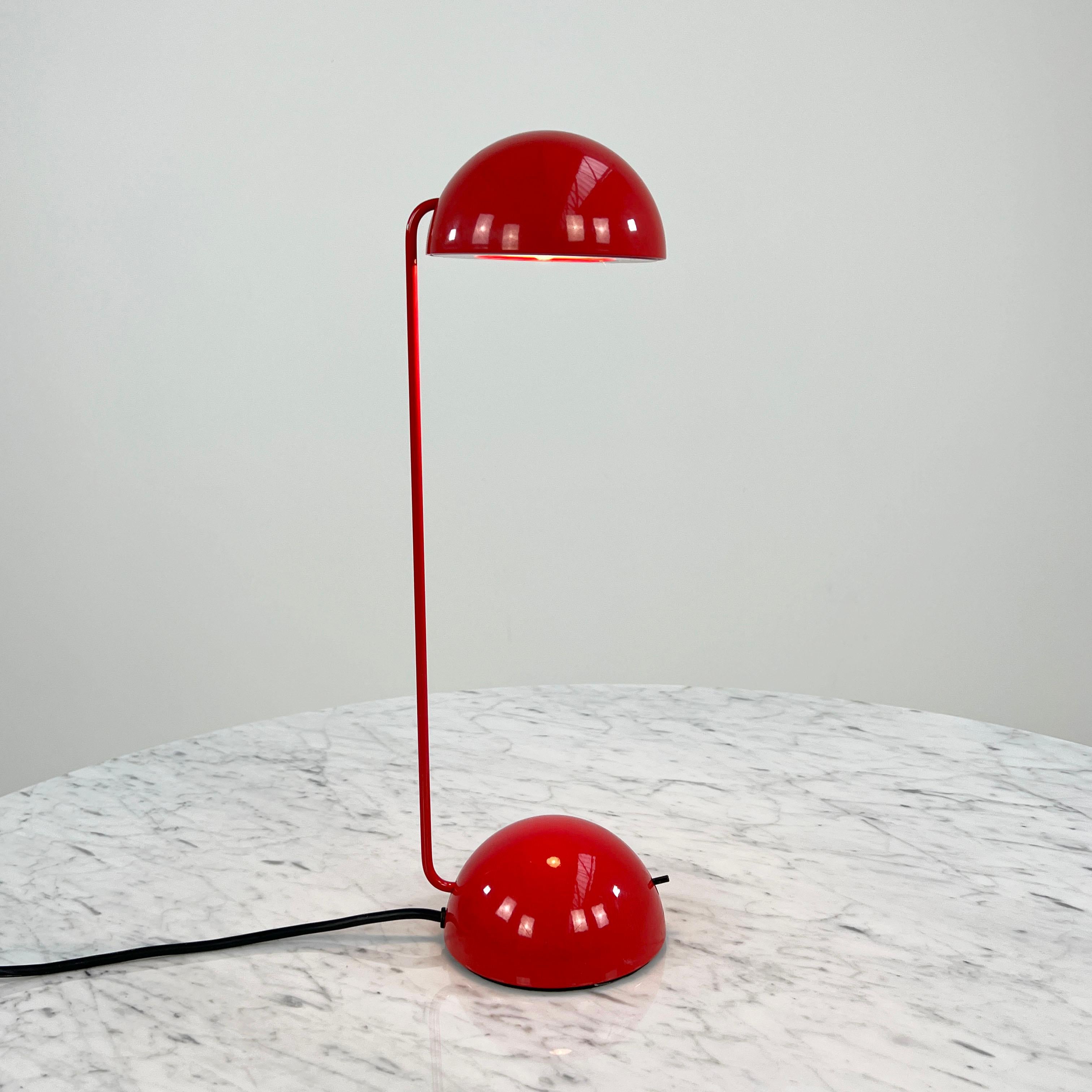 Mid-Century Modern Red Bikini Table Light by Barbieri & Marianelli for Tronconi, 1970s