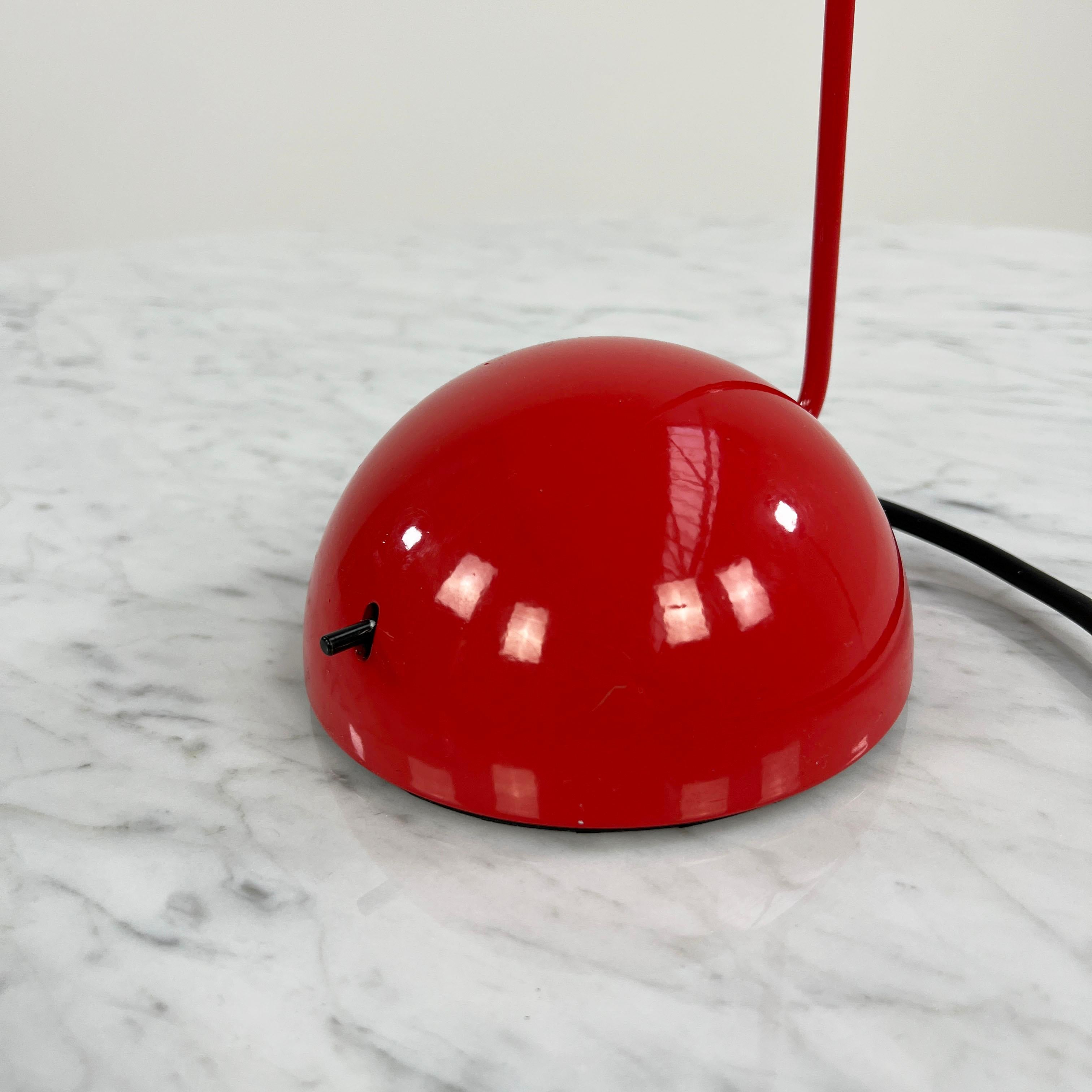 Late 20th Century Red Bikini Table Light by Barbieri & Marianelli for Tronconi, 1970s