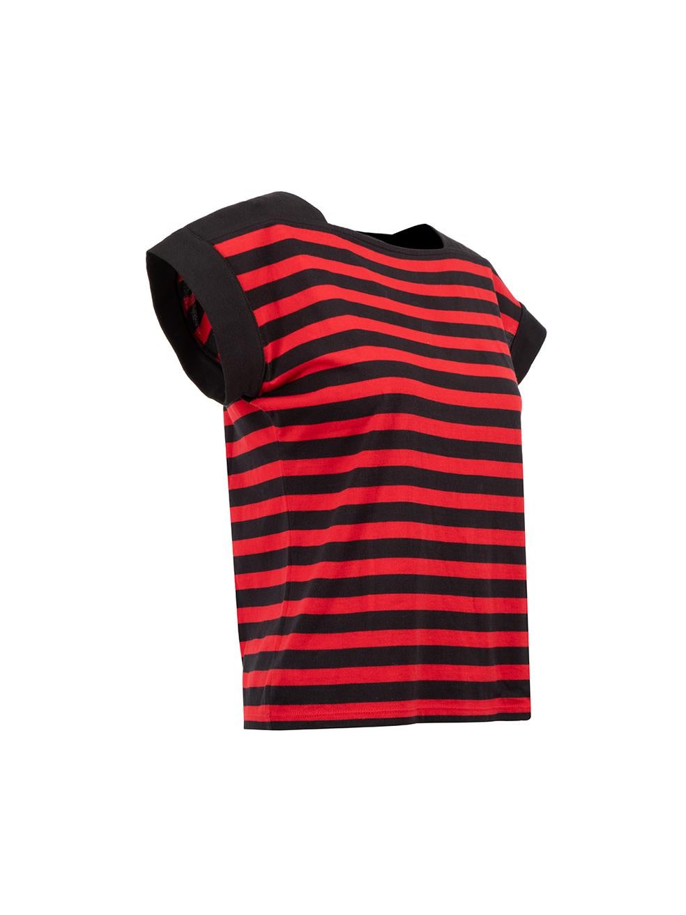 CONDITION is Very good. Hardly any visible wear to top is evident on this used Céline designer resale item. 



Details


Red and black

Cotton

Short sleeves top

Striped pattern

Square neckline





Made in Japan



Composition

100%