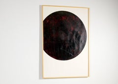 Gemälde eines Planeten in rot-schwarzem Rahmen von Thierry Despont, 2003