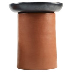 Red/Black Large Nuna Side Table by Sebastian Herkner