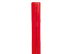 Red & Black metal 1980s Megaron floor lamp by G. Frattini for Artemide