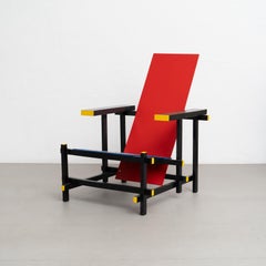 Red Blue Chair – After Gerrit Rietveld’s Design, circa 1970