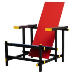 Red Blue Chair – After Gerrit Rietveld’s Design, circa 1970