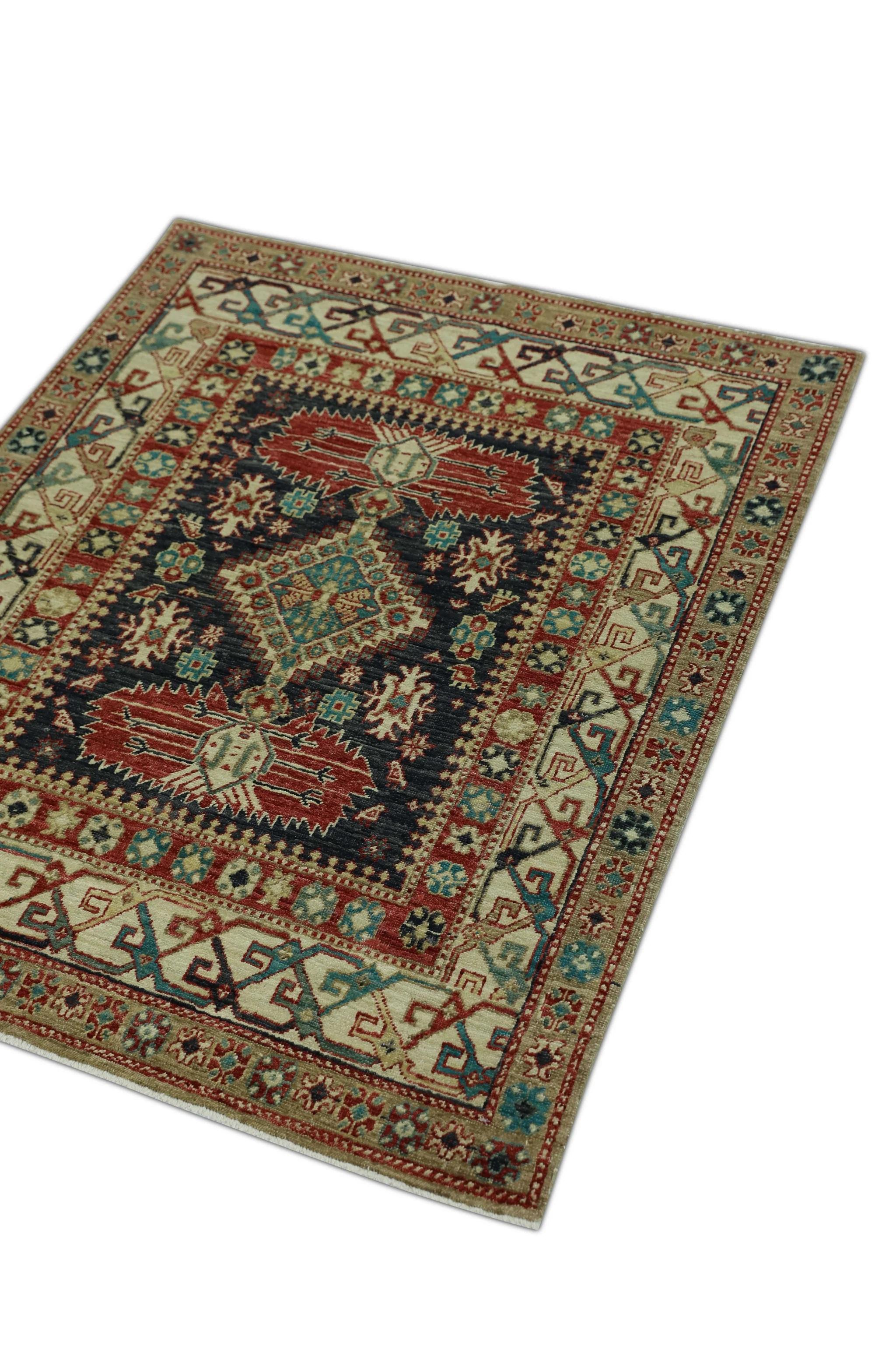 This Turkish oushak rug is a stunning piece of art that has been handwoven using traditional techniques by skilled artisans. The rug features intricate patterns and a soft color palette that is achieved through the use of natural vegetable