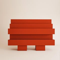 Red Bookcase by Rejo Studio