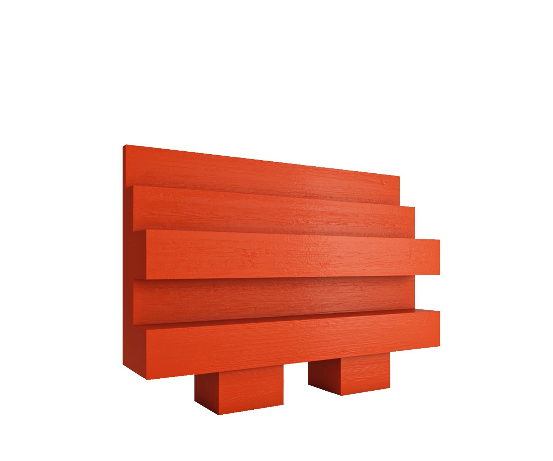 Post-Modern Red Bookcase by Rejo Studio For Sale