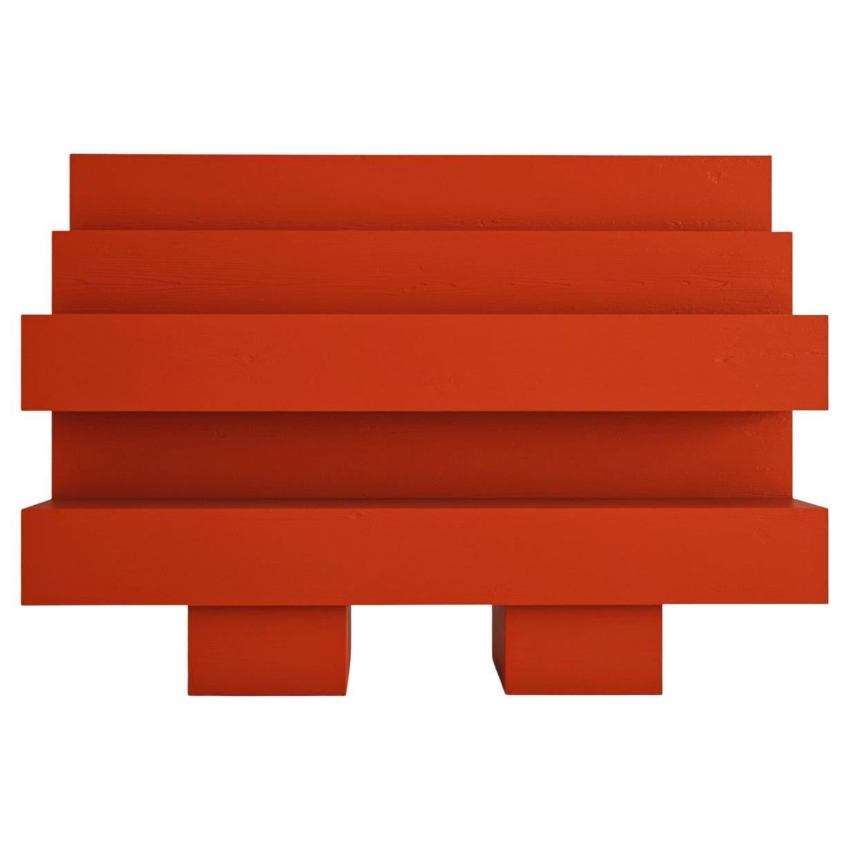Red Bookcase by Rejo Studio For Sale