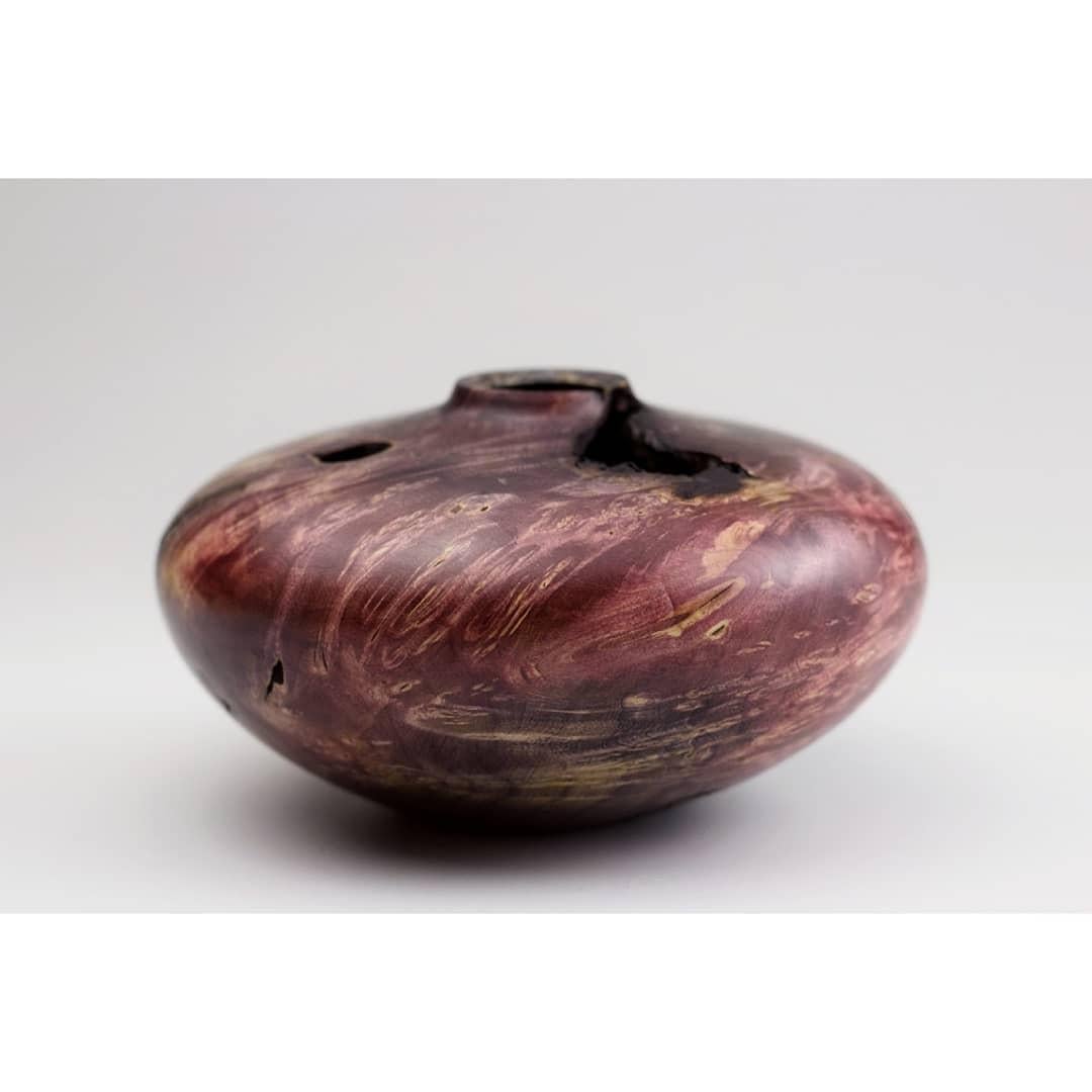 Red Boxelder Burl Form by Vlad Droz In New Condition In Geneve, CH