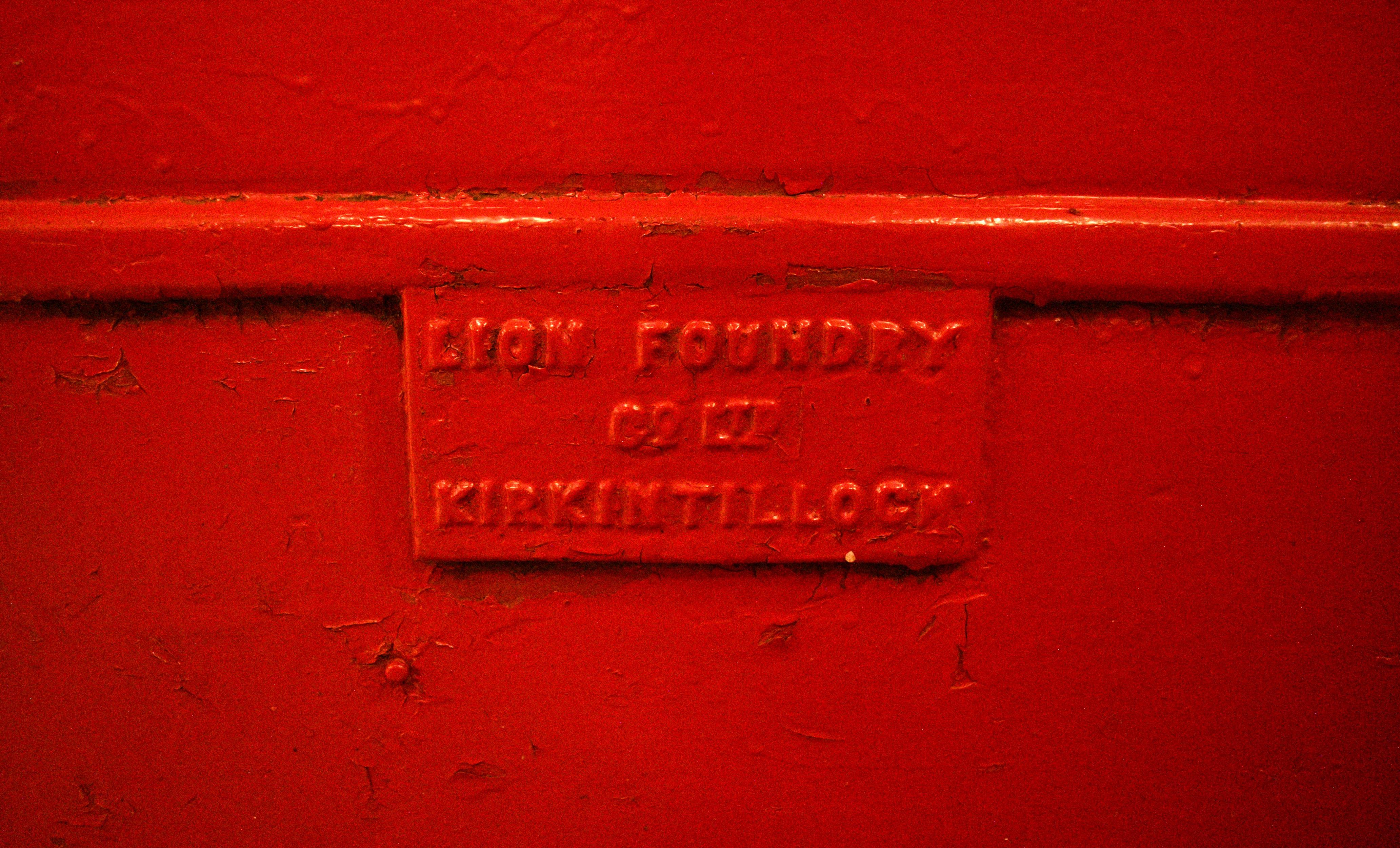 Glass Red British K6 Telephone Booth