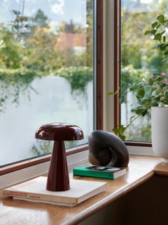 Red Brown Como SC53 Portable Table Lamp by Space Copenhagen for & Tradition