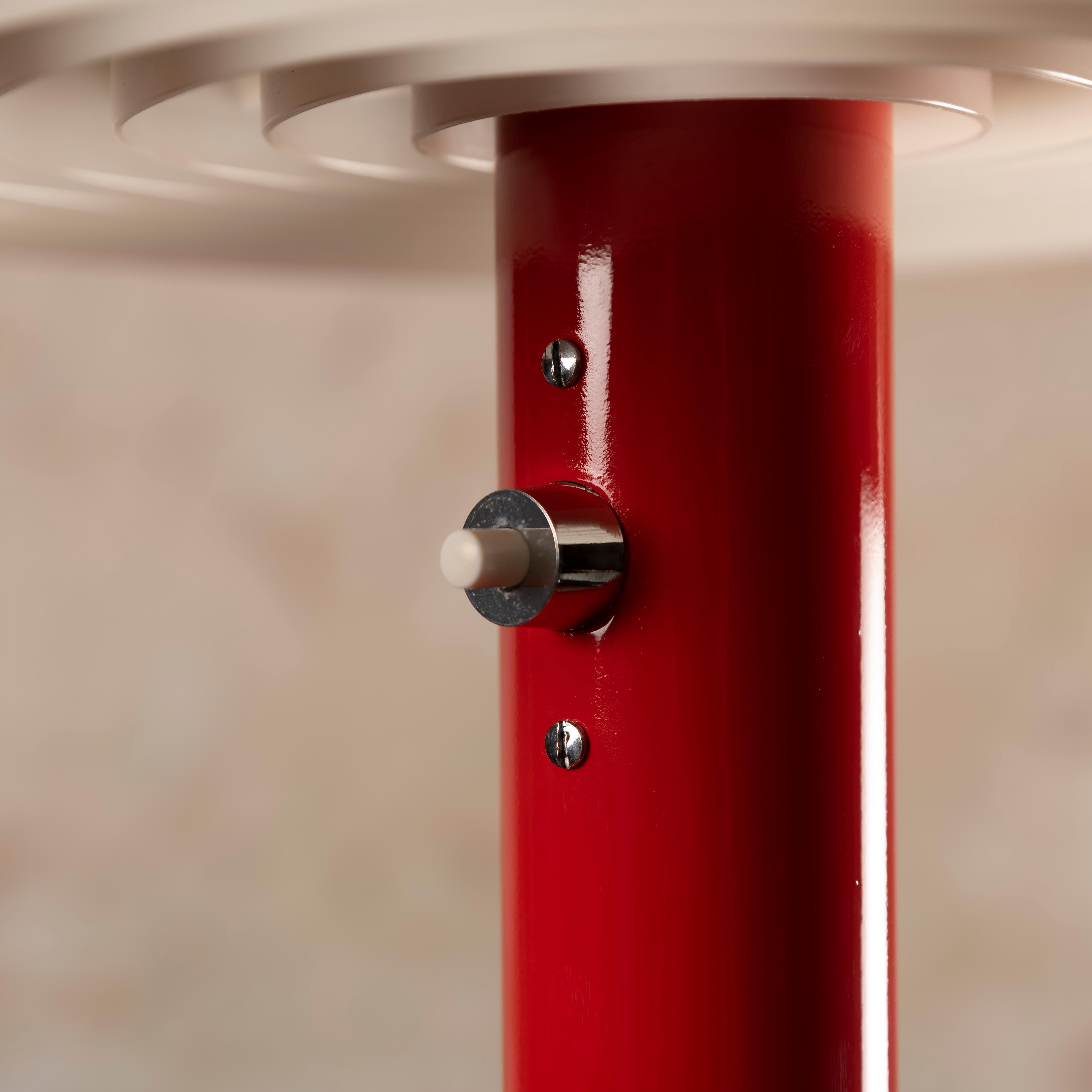 RED Bumling Table Lamp by Anders Pehrson for Ateljé Lyktan, 1970s 3