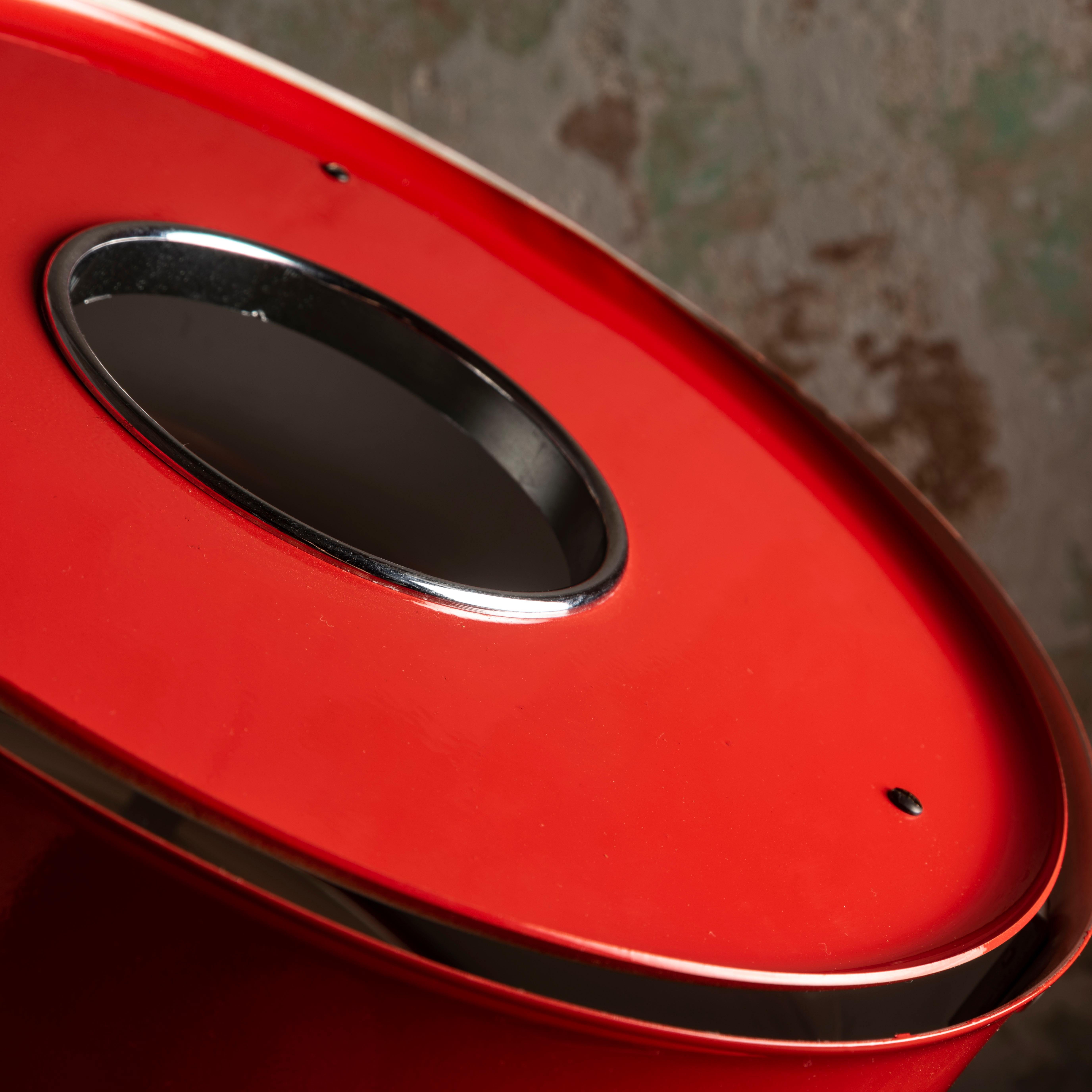 Swedish RED Bumling Table Lamp by Anders Pehrson for Ateljé Lyktan, 1970s
