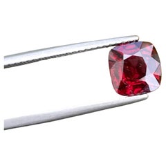 Red Burma Spinel Stone 2.05 CTS Natural Spinel Dark Red Spinel Stone From Burma 