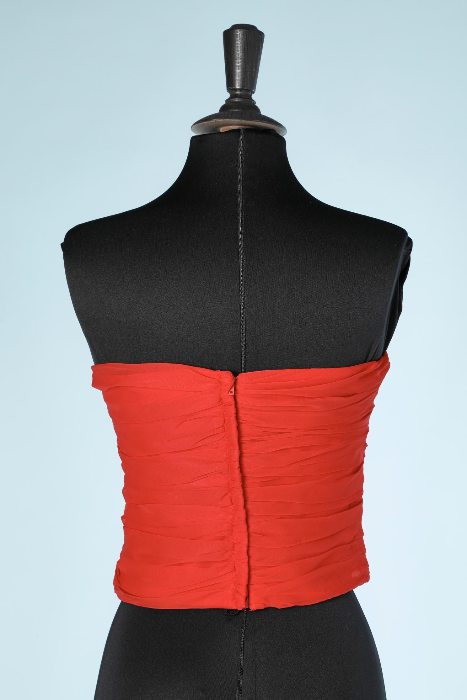Women's Red bustier Loris Azzaro For Sale