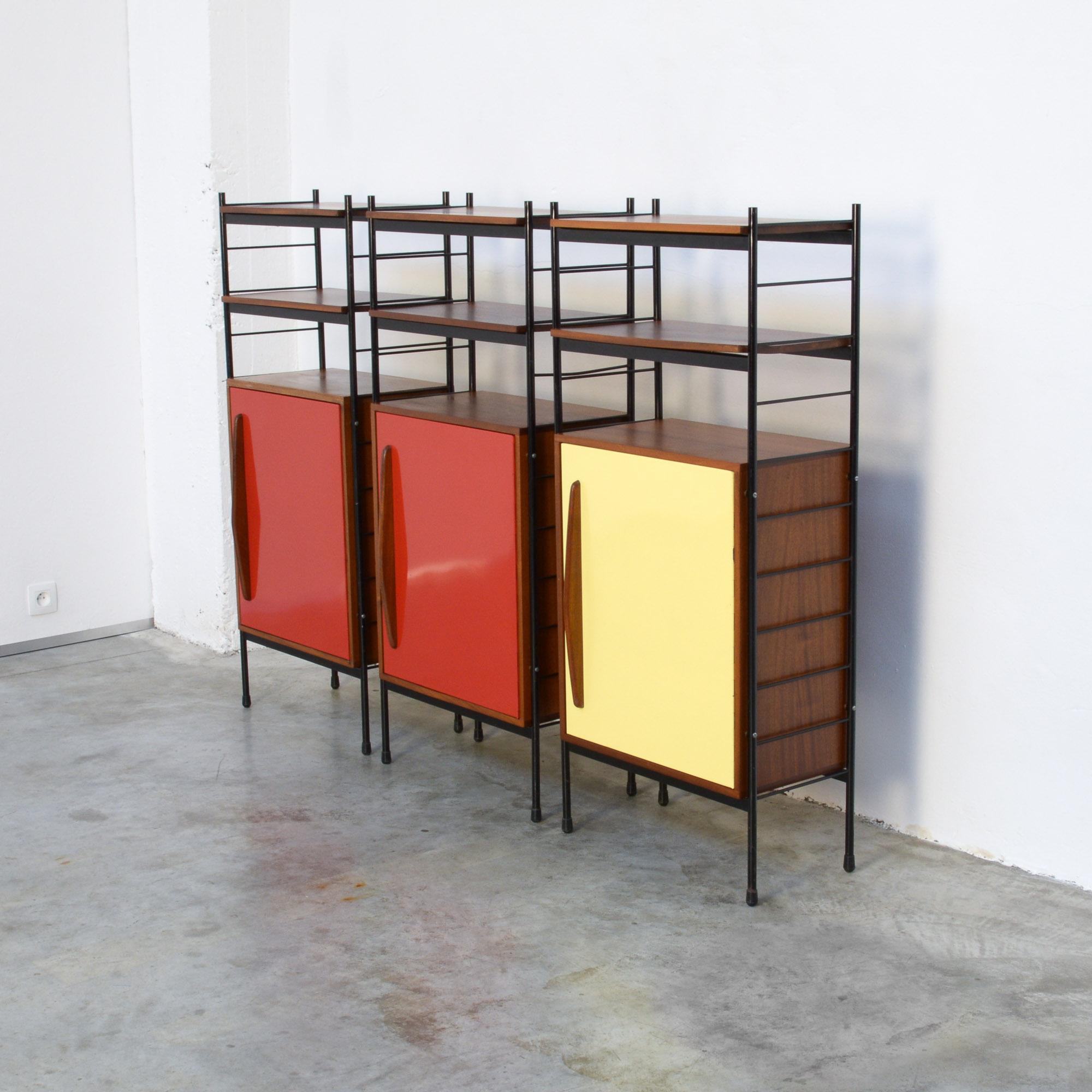 Red Cabinet by Willy Van Der Meeren for Tubax 6
