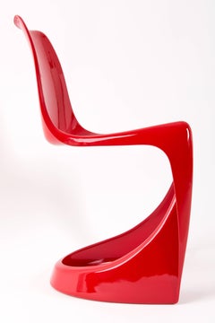 Mid Century Red Cado Chair, Steen Østergaard, Europe, 1960s