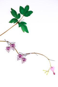 Red Carpet "Florealis" - Rubellite and Diamond Earrings