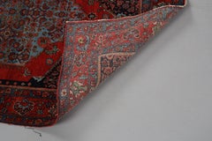 Tappeto Red Carpet Medallion Tessuto a mano in lana Tappeto tradizionale floreale in ruggine