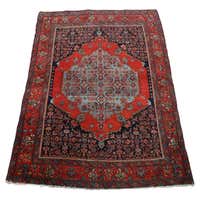 Hand Woven Wool Area Rug Traditional Oriental Rust Carpet For Sale at ...