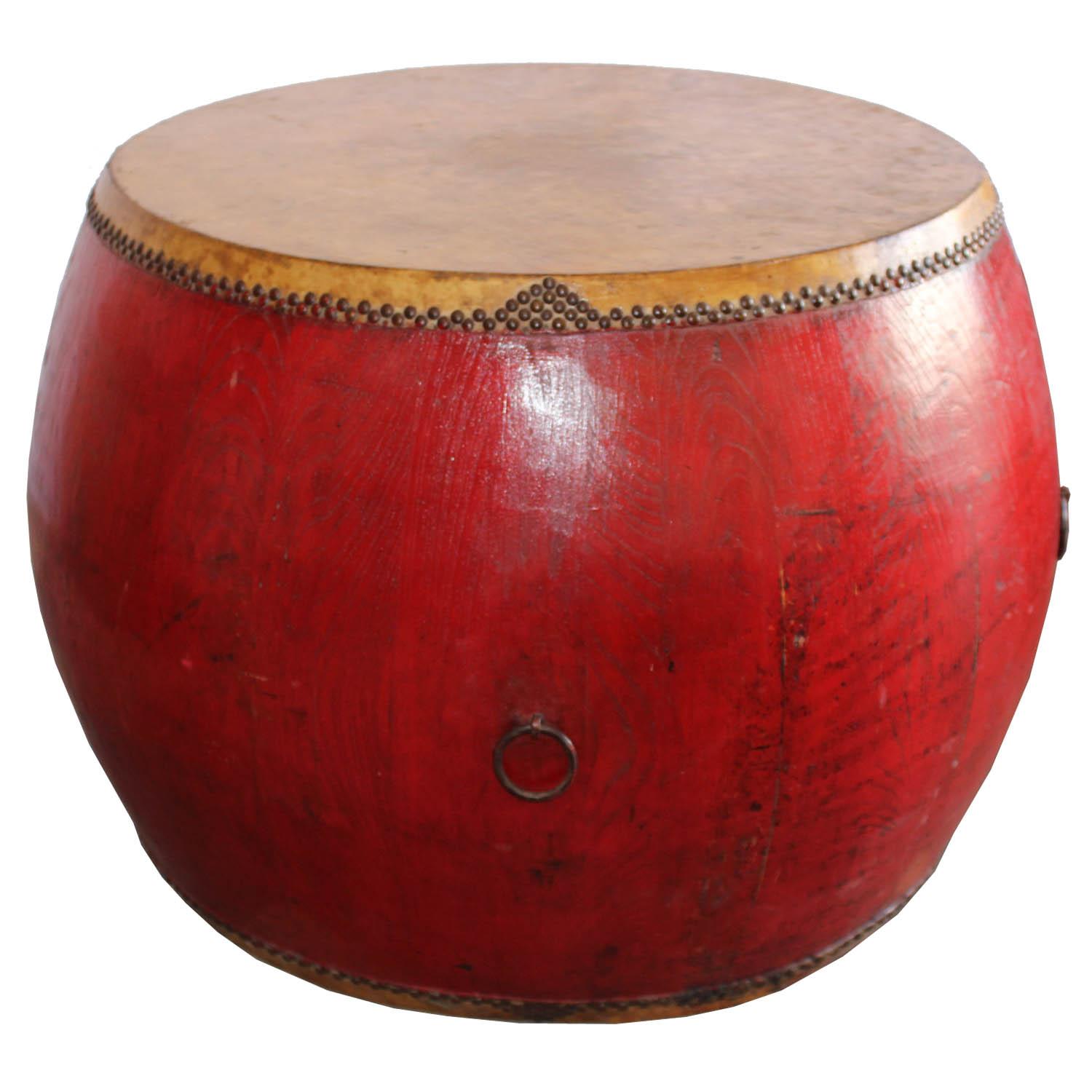 Red Ceremonial Drum