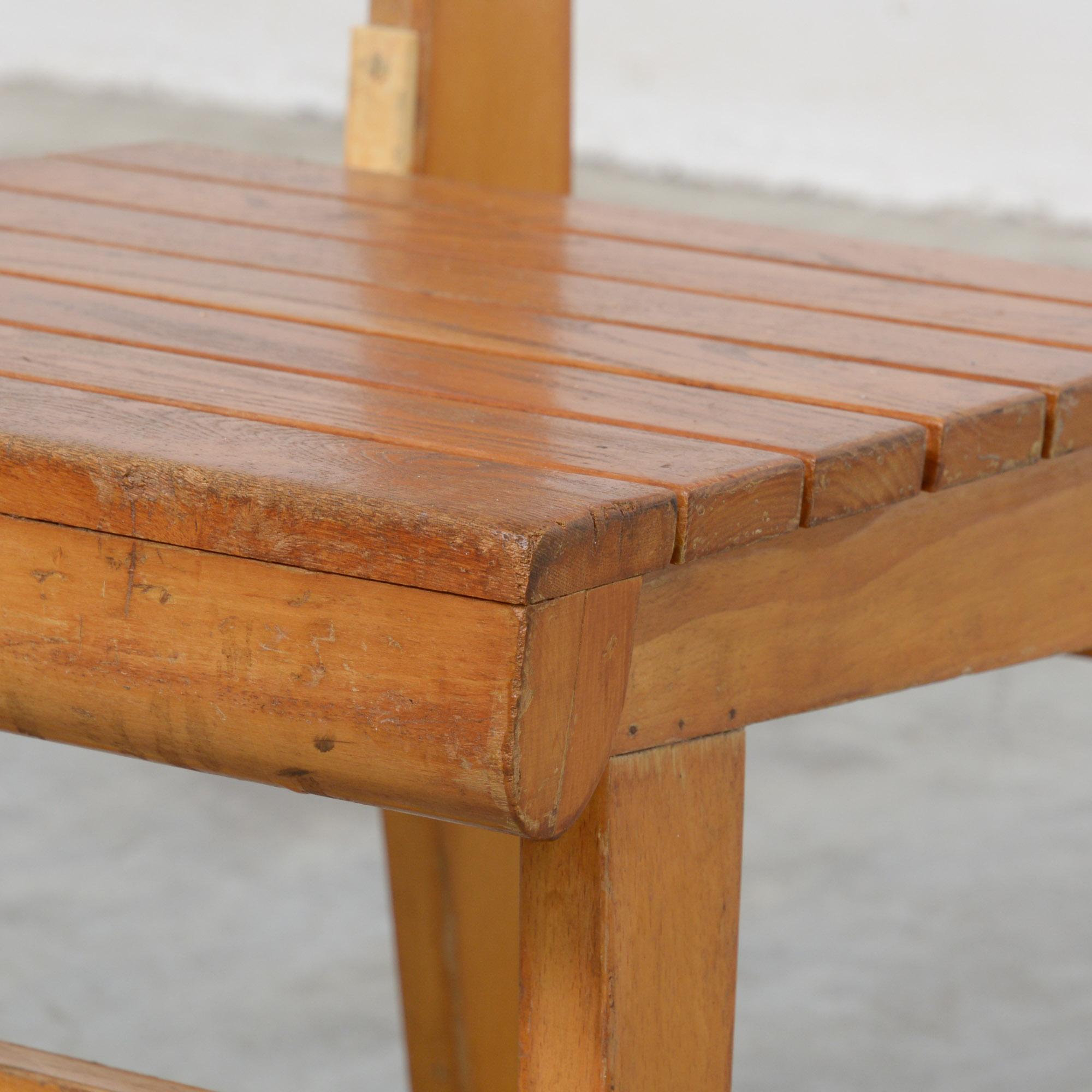 Beech Red chair A by Lucien Engels, 1957