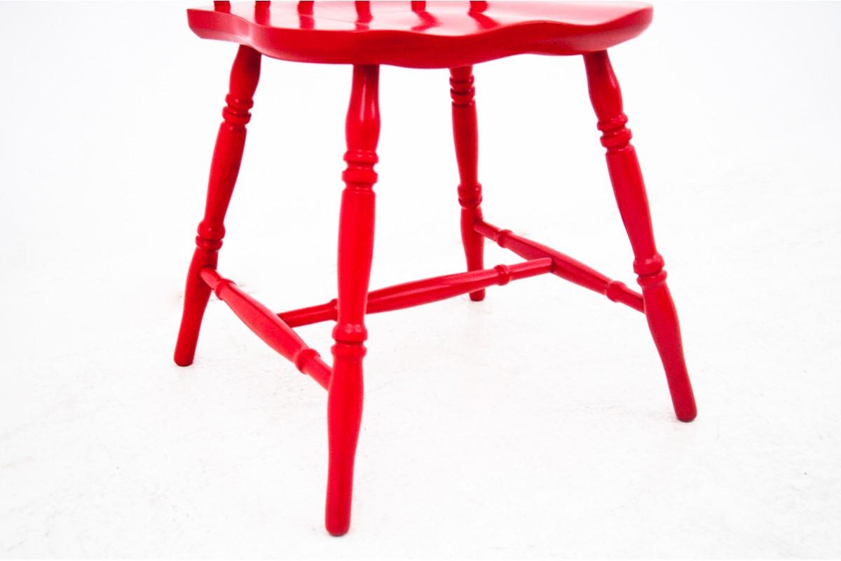 Mid-20th Century Red chair, Poland, 1940s. For Sale