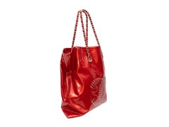 Red Chanel Patent Bon Bon Tote Bag