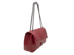 Red Chanel Reissue 226 Double Flap Bag