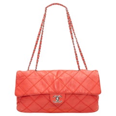 Red Chanel Ultimate Stitch Flap Bag