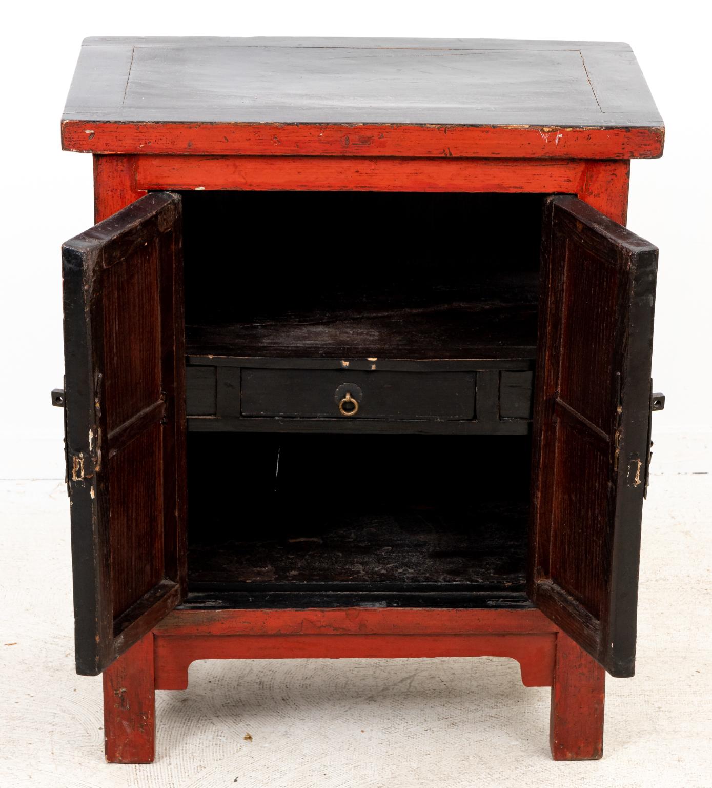 Late 19th Century Red Chinese Commode