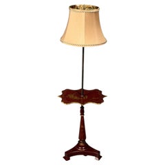 Rote Chinoriserie-Tischlampe mit maßgefertigten Lampenschirmen