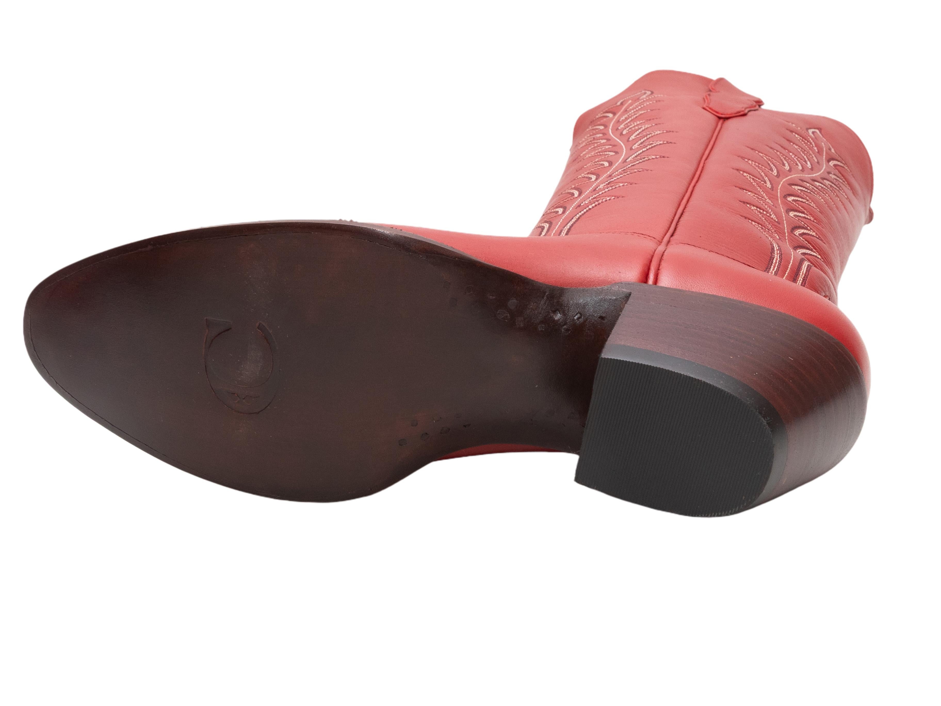 Red City Tall Cowboy Boots en cuir Taille 39 Pour femmes en vente