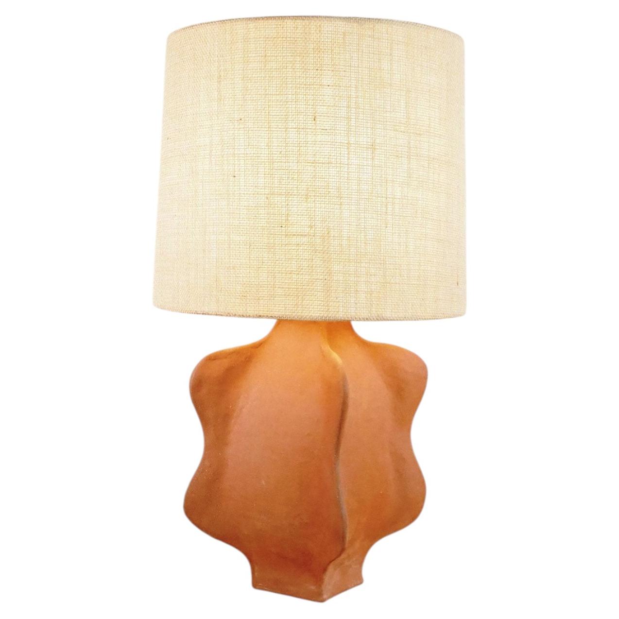 Red Clay Cereus Lamp (Medium) by Nani Goods Contemporary Ceramic Cactus Lamp For Sale